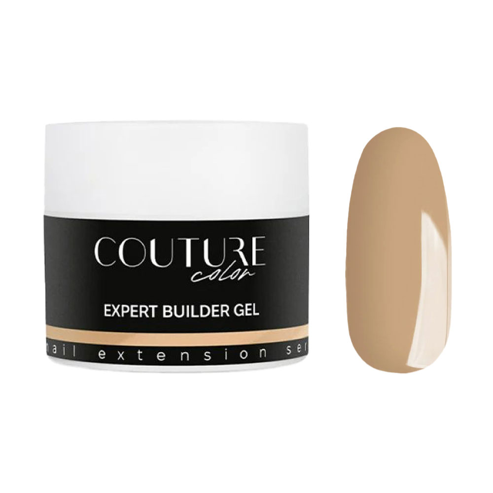Трифазний білдер-гель для нарощування нігтів Couture Colour Expert Builder Gel 08 Macchiato, 15 мл
